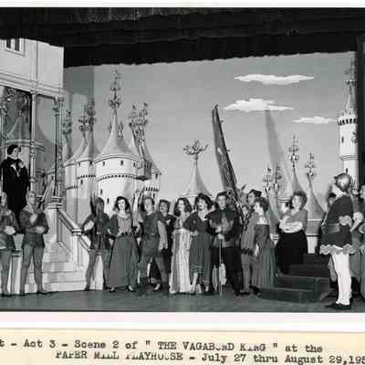 The Court-Act 3-Scene 2 of "The Vagabond King"