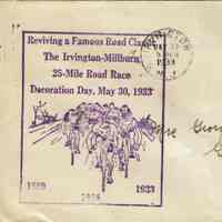          Irvington-Millburn Road Race: First Day Covers, 1933 picture number 2
   