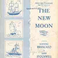 Paper Mill Playhouse Program: 1950 The New Moon Souvenir Program