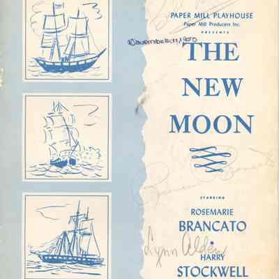 Paper Mill Playhouse Program: 1950 The New Moon Souvenir Program