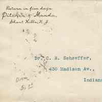          Pitcher and Manda: Envelope with stamp picture number 1
   