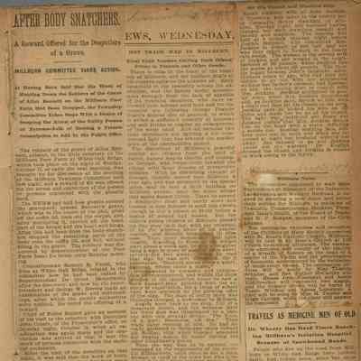 Flanagan Scrapbook: Grave Robbers, Fruit Vendors, page 23