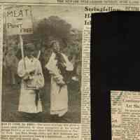          Millburn Art Center 1945 Scrapbook: Village Festival Costume Contest Second Place, 1945 picture number 3
   