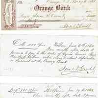          Promissory Notes: November 29, 1861-June 19, 1862
   