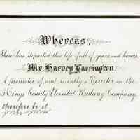          Blood: Harvey and Albert Farrington Documents, 1880-1902 picture number 6
   