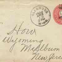          How: Letters and envelopes to Misses How, Wyoming, 1894-1910 picture number 4
   