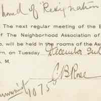          Kellogg: Neighborhood Association Board Meeting Notice, 1913 picture number 1
   