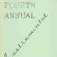 Millburn Junior High School: Instrumental Music Concert Program, 1961