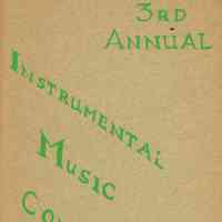 Millburn Junior High School: Instrumental Music Concert Program, 1960