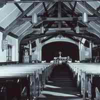          Parish Hall Set Up as a Church during 1951 Construction
   