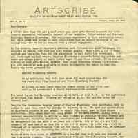          Millburn Art Center: Artscribe Newsletters, 1945 picture number 2
   