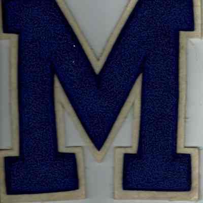 Millburn High School: Varsity Letter "M" patch