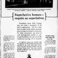          Advertisement for house on Delbarton Drive within Woodfield, Short Hills Estates, Newark Evening News, April 6, 1929
   