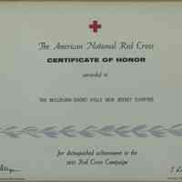 Red Cross: Certificate 1955