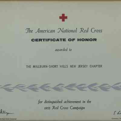 Red Cross: Certificate 1955