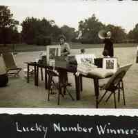 Millburn Art Center 1945 Scrapbook: Village Festival Prize Drawing, 1945