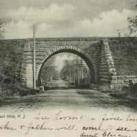 Railroad: Arch Bridge, Short Hills, 1907