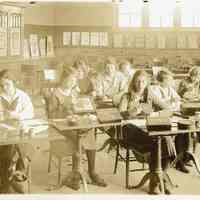 Snow: Art Classes and work from Roosevelt Junior High School, 1924