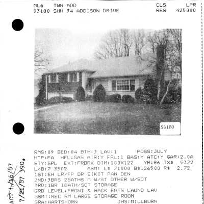 34 ADDISON DRIVE