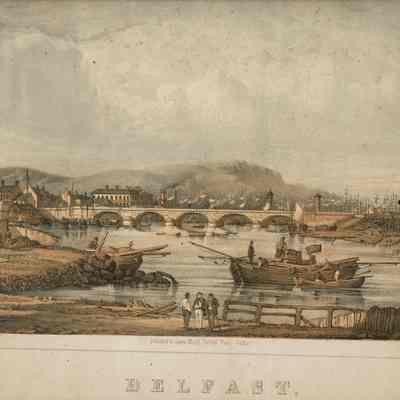 Kellogg: Belfast From St. John's Church Print