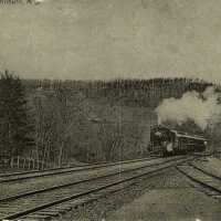 Railroad: Around the Curve, Millburn NJ, 1911