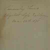          Kellogg: Elizabeth Kellogg, 1898 picture number 2
   