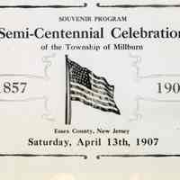 Semi-Centennial Celebration: Program Cover, 1907