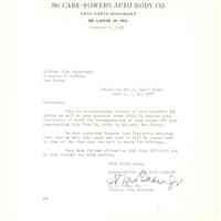          Fire Department: Letters and Material Pertaining to Purchase of New Fire Truck, 1948 picture number 8
   