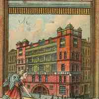 Hartshorn: Roller Shade Advertising Trade Card, 1883