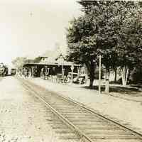 Railroad: Short Hills Railroad Depot, c. 1900