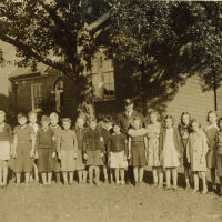 South Mountain School 5th Grade Student Police Patrol, 1938