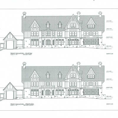 75 Western Drive Elevations, 1902
