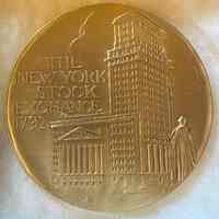          New Eyes For the Needy: New York Stock Exchange Closing Bell Ceremony Medals picture number 2
   