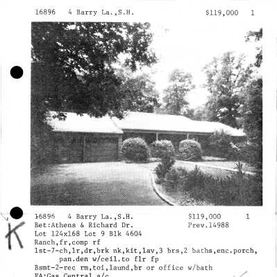 4 BARRY LANE
