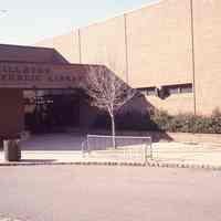          Millburn Library Glen Avenue Entrance, April 1986
   
