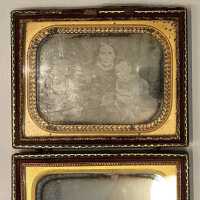          Brison: Photographic print from tintype of Mary Kanouse Brison, Benjamin L. Benson, and Emilie Benson Welsh, 1862-3 picture number 2
   