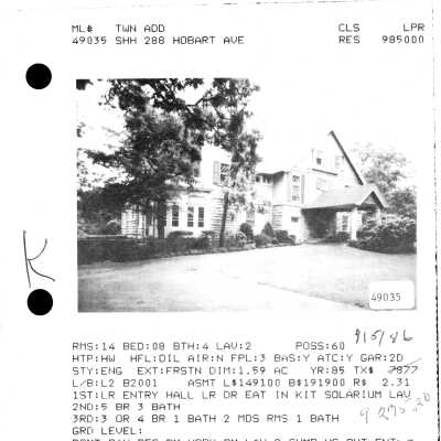 288 HOBART AVENUE