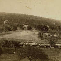 Wyoming Area with Train, 1888