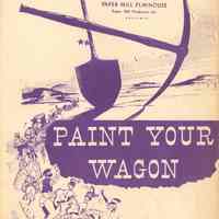 Paper Mill Playhouse Program: 1954 Paint Your Wagon Souvenir Program