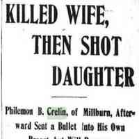          Flanagan: Philemon Crelin Millburn Murder Case, 1902 picture number 1
   