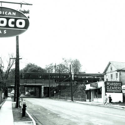 Lackawanna MU Train at Millburn May 14, 1955