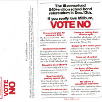          Millburn Bond Referendum Information and Opposition, 2005 picture number 2
   