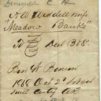 Brison: Ben W. Benson Deed to "Meadow Banks," 1868
