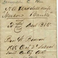 Brison: Ben W. Benson Deed to "Meadow Banks," 1868