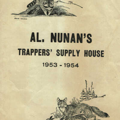 Al. Nunan's Trappers' Supply House catalog, 1853-4