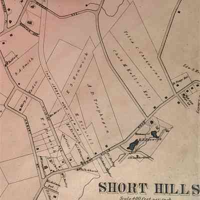 Detail from 1881 Robinson Atlas of Essex County showing Mary A. Nadin property
