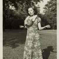          Millburn Art Center 1946 Scrapbook: Village Festival Costumes, 1946 picture number 3
   