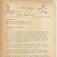 Wyoming School: Triangle Newsletter, October 1960