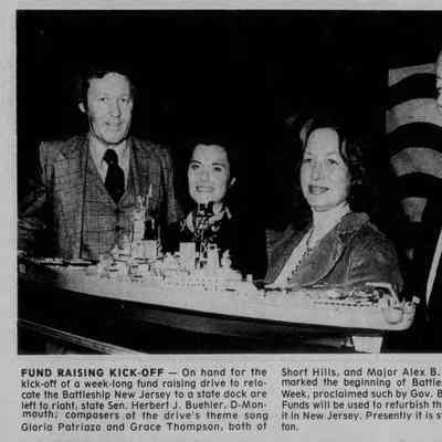 Photograph from The Daily Register, Red Bank, Monday March 15, 1976.