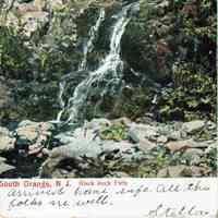 South Mountain Reservation: Black Rock Falls, 1906